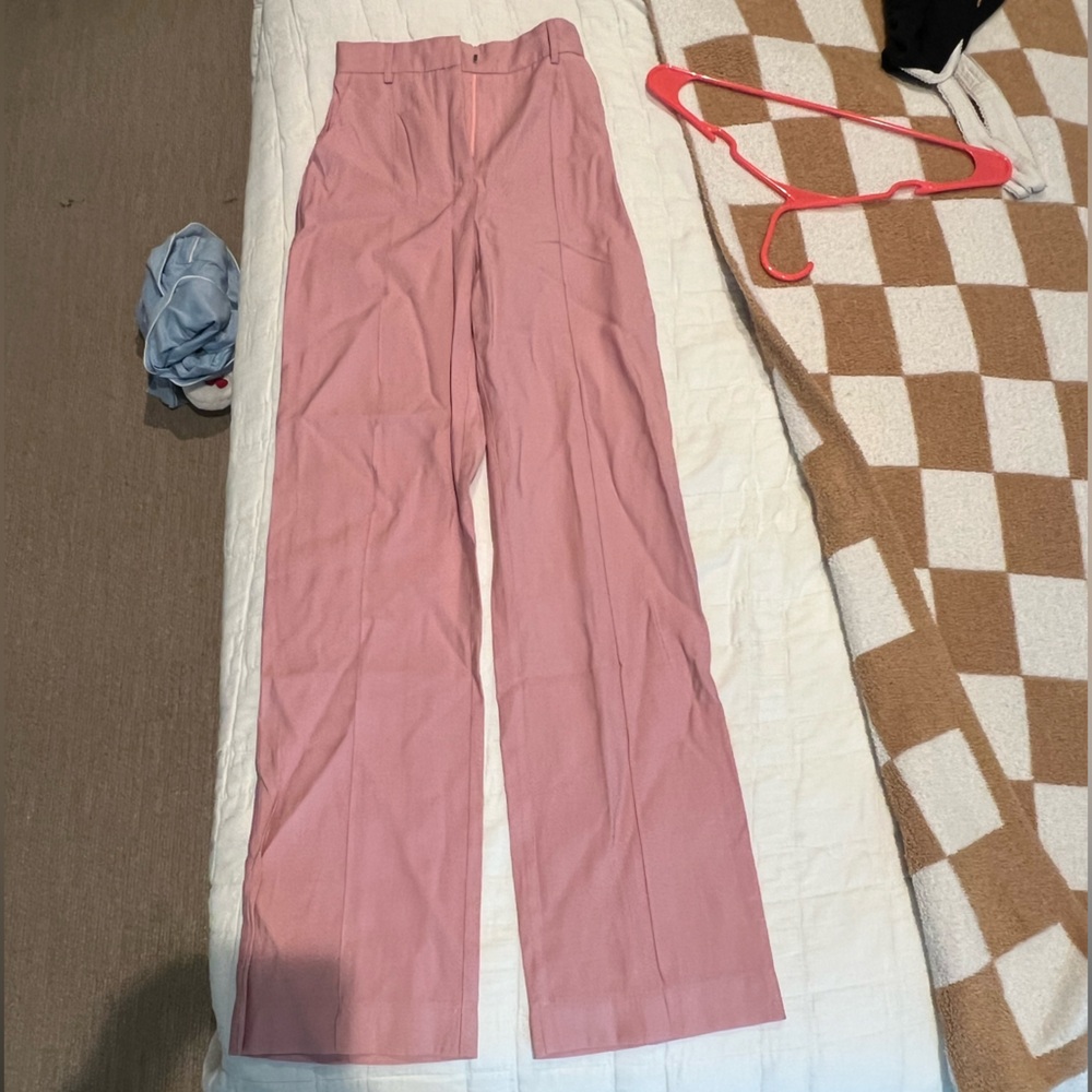 Princess Polly | Pink Wide-Leg Trousers | Size 2 | Never Been Worn